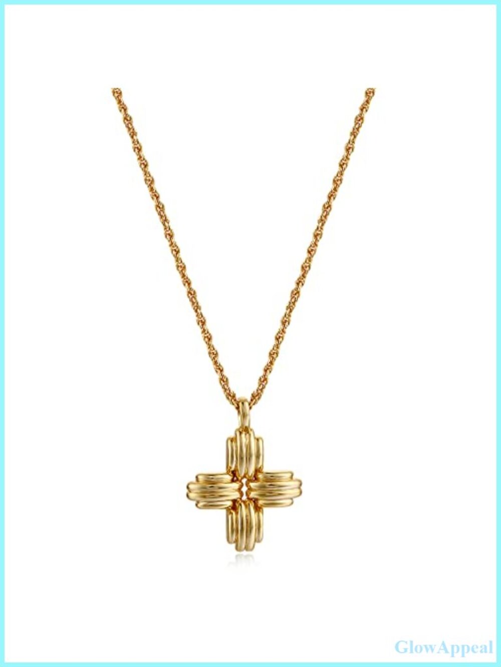 18k Gold Plated Layered Choker Necklace Y Pendant Multilayer Bar Disc